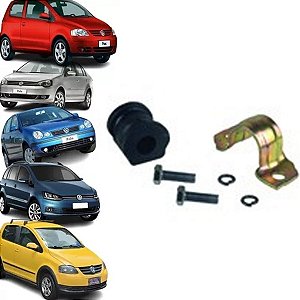 KIT ESTABILIZADORA BUCHA BARRA FOX CROSS SPACE 02/18 POLO 03/14 02 03 04 05 06 07 08 09 10 11 12 13 14 LADO DIREITO (PASSAGEIRO) 81169