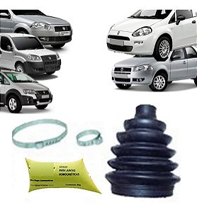 KIT COIFA HOMOCINÉTICO HOMOCINÉTICA (LADO RODA) DOBLO IDEA LINEA PALIO STRADA PUNTO ETORQ 08/16 1.8 8/16V 08 09 10 11 12 13 14 15 16 ADVENTURE 80990