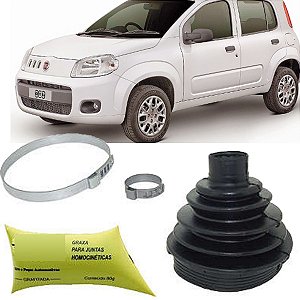 KIT COIFA HOMOCINÉTICO HOMOCINÉTICA (LADO RODA) UNO FIORINO 10/20 EVO 10 11 12 13 14 15 16 17 18 19 20 81857