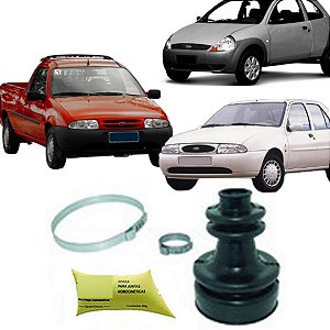 KIT COIFA HOMOCINÉTICO HOMOCINÉTICA (LADO CÂMBIO) FIESTA COURIER KA 1.6 96/02 96 97 98 99 00 01 02 80997