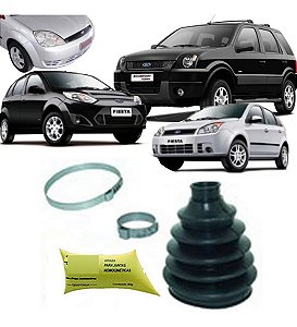 KIT COIFA HOMOCINÉTICO HOMOCINÉTICA (LADO RODA) FIESTA ECOSPORT 03/15 SUPERCHARGE 03 04 05 06 07 08 09 10 11 12 13 14 15 81001