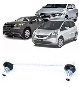 BIELETA SUSPENSÃO BARRA ESTABILIZADORA DIANTEIRA LADO ESQUERDO (MOTORISTA) HONDA FIT 03/09 03 04 05 06 07 08 09 80905