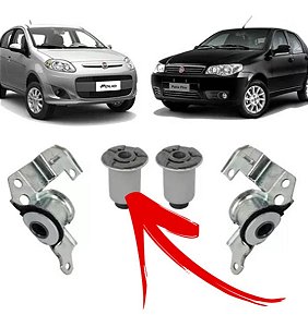 BUCHA BANDEJA SUSPENSÃO DIANTEIRA PALIO DOBLO IDEA SIENA STRADA FIRE EVO 01/13 01 02 03 04 05 06 07 08 09 10 11 12 13 14 15 16 17 18 19 20 21 22 23 80218 (MENOR) UNID.