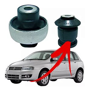 BUCHA BANDEJA SUSPENSÃO DIANTEIRA STILO 02/11 PUNTO LINEA 07/17 BRAVO 11/16 02 03 04 05 06 07 08 09 10 11 12 13 14 15 16 17 (MENOR) 80224 UNID.