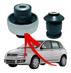 BUCHA BANDEJA SUSPENSÃO DIANTEIRA STILO 02/11 BRAVO 11/16 02 03 04 05 06 07 08 09 10 11 12 13 14 15 16 17 (MAIOR) 80225 UNID.
