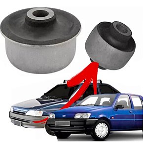 BUCHA BANDEJA SUSPENSÃO DIANTEIRA COURIER FIESTA 93/95 ESPANHOL KA 96/07 ESCORT 93/03 SAPÃO ZETEC VERONA LOGUS POINTER 93/96 (MENOR) 93 94 95 96 97 98 99 00 01 02 03 04 05 06 07 80318 UNID.