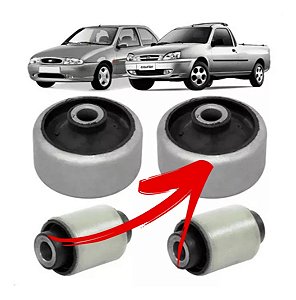 BUCHA BANDEJA SUSPENSÃO DIANTEIRA COURIER FIESTA 96/02 96 97 98 99 00 01 02 03 04 05 06 07 (MAIOR) 80422 UNID.
