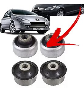 BUCHA BANDEJA SUSPENSÃO DIANTEIRA CITROEN C4 PICASSO 06/14 307/308 02/15 02 03 04 05 06 07 08 09 10 11 12 13 14 15 (MENOR) 80524 UNID.