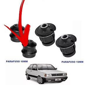 BUCHA QUADRO MOTOR AGREGADO TRASEIRO GOL PARATI SAVEIRO VOYAGE SANTANA ROYALLE VERSAILLES 91/94 (10 MM) 91 92 93 94 GB8048/80333 UNID.