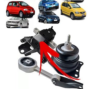 COXIM CÂMBIO MOTOR SUPORTE FOX CROSS SPACE GOL SAVEIRO VOYAGE 08/18 G5/G6/G7 POLO 08/16 08 09 10 11 12 13 14 15 16 17 18 80311