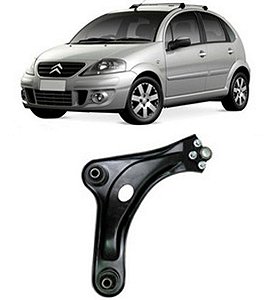 BANDEJA SUSPENSÃO DIANTEIRA CITROEN C3 02/12 03 04 05 06 07 08 09 10 11 12 LADO DIREITO (PASSAGEIRO) 31400