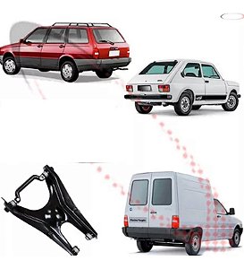 BANDEJA SUSPENSÃO TRASEIRA FIORINO 89/10 89 90 91 92 93 94 95 96 97 98 99 00 01 02 03 04 05 06 07 08 09 10 26889