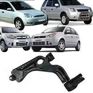 BANDEJA SUSPENSÃO DIANTEIRA FIESTA 03/09 ECOSPORT 03/13 03 04 05 06 07 08 09 COM PIVO LADO ESQUERDO (MOTORISTA) COM PIVO 10901