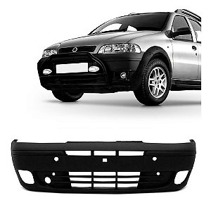 PARACHOQUE PARA-CHOQUE DIANTEIRO PALIO 01 02 03 04 05 PRETO TEXTURIZADO. COM MILHA 3263
