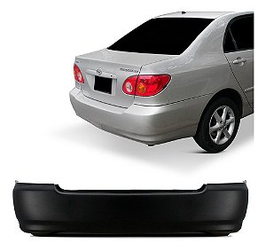 PARACHOQUE PARA-CHOQUE TRASEIRO COROLLA 02 03 04 05 06 07 08 09 10 PRETO LISO 7006