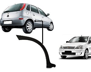 MOLDURA LATERAL TRASEIRO CORSA HATCH 02 03 04 05 06 07 08 09 10 11 12 PRETO LISO LADO DIREITO (PASSAGEIRO) 174PTD