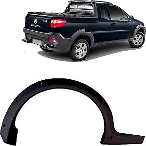 MOLDURA LATERAL TRASEIRO STRADA TREKKING 05 06 07 08 09 10 11 12  PRETO TEXTURIZADO LADO ESQUERDO (MOTORISTA) 3452