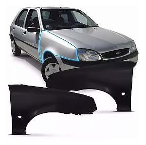 PARALAMA FIESTA/COURIER 00/13 00 01 02 03 04 05 06 07 08 09 10 11 12 13 LADO DIREITO (PASSAGEIRO) CE33404 UNID.