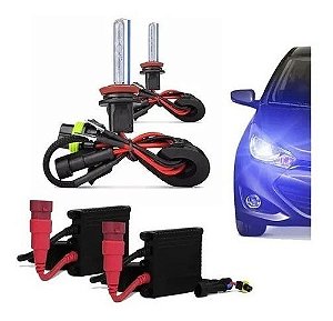 Kit Xenon HB3 55w Ac 4300k 8000k Branco Super Forte