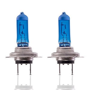 KIT LÂMPADA H7 SUPER BRANCA 12V 55W