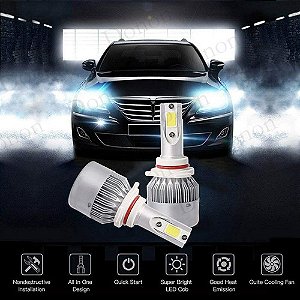 KIT LÂMPADA LED HB4 SUPER BRANCA 12V 55W