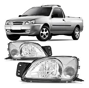 FAROL FIESTA 00/02 COURIER 00/13 00 01 02 03 04 05 06 07 08 09 10 11 12 13 CRISTAL LADO ESQUERDO 1111065