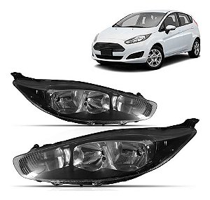 FAROL FIESTA 11/14 11 12 13 14 FUME LADO ESQUERDO (MOTORISTA) 14143033