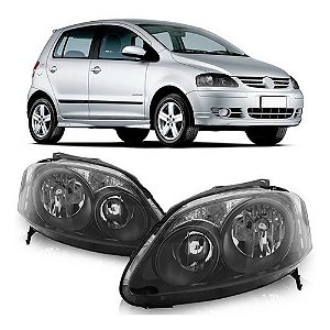 FAROL FOX CROSS SPACE 06/10 06 07 08 09 10 DUPLO MASC. NEGRA LADO ESQUERDO (MOTORISTA) 1414549