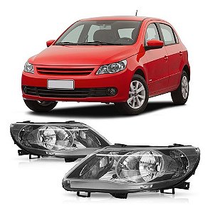 FAROL GOL VOYAGE SAVEIRO G5 08/15 08 09 10 11 12 13 14 15 DUPLO CINZA LADO ESQUERDO (MOTORISTA) 1414531