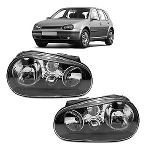 FAROL GOLF 98/06 98 99 00 01 02 03 04 05 06 SAPÃO S/AUXILIAR CROMO LADO ESQUERDO (MOTORISTA) 222215