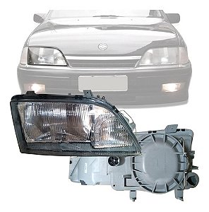 FAROL OMEGA C/AUX 93/98 93 94 95 96 97 98 LADO ESQUERDO (MOTORISTA) 60103