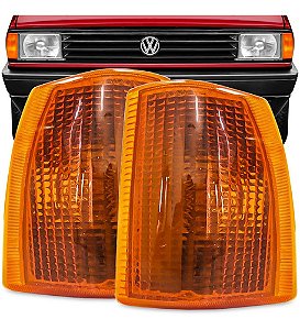 LANTERNA DIANTEIRA PISCA GOL VOYAGE PARATI SAVEIRO 87/90 87 88 89 90 QUADRADO QUADRADA AMARELO LADO DIREITO (PASSAGEIRO) 101212