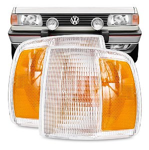 LANTERNA DIANTEIRA PISCA GOL VOYAGE PARATI SAVEIRO 91/95 91 92 93 94 95 96 QUADRADO QUADRADA CIBIE/ARTEB LADO DIREITO (PASSAGEIRO) CRISTAL 101442