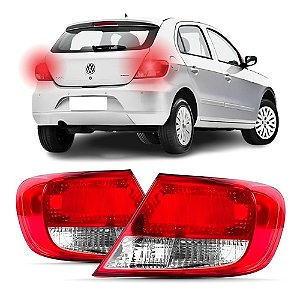 LANTERNA TRASEIRA GOL G5 08/16 08 09 10 11 12 13 14 15 16 CRISTAL/BICOLOR LADO DIREITO (PASSAGEIRO) 1414204