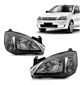FAROL CORSA MONTANA 08/14 08 09 10 11 12 13 14 PISCA LISO FUME NEGRO LADO ESQUERDO (MOTORISTA) 1414346 UNID.