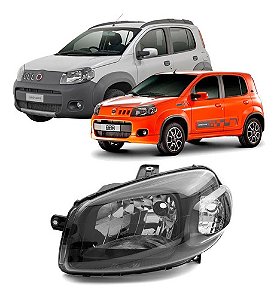 FAROL UNO FIORINO 10/16 10 11 12 13 14 15 16 FUMÊ LADO ESQUERDO 1414471 UNID.