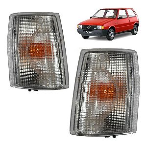 LANTERNA DIANTEIRA PISCA UNO 84/90 84 85 86 87 88 89 90 BRANCO LADO ESQUERDO (MOTORISTA) 251342 UNID.