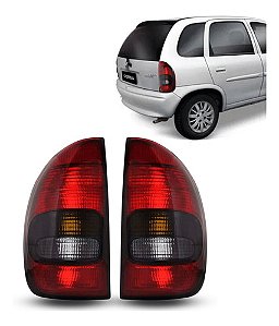 LANTERNA TRASEIRA CORSA 4P PICK-UP 96/99 97 98 99 00 FUME LADO DIREITO (PASSAGEIRO) CF311690 UNID.