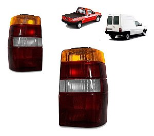 LANTERNA TRASEIRA FIORINO ELBA 86/04 86 87 88 89 90 91 92 93 94 95 96 97 98 99 00 01 02 03 04 TRICOLOR LADO DIREITO (PASSAGEIRO) 165042 UNID.