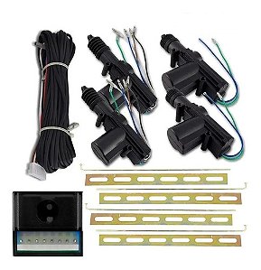Kit Travas Eletrica Universal 4 Portas Dupla Serventia Tech 901254 UNID.