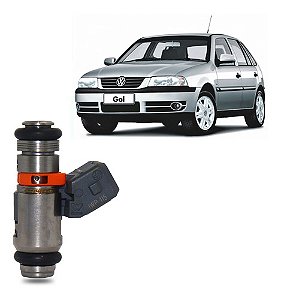 BICO INJETOR COMBUSTIVEL GOL PARATI SAVEIRO VOYAGE G2/G3/G4/G5/G6 1.6/1.8/2.0 99/16 G3/G4/G5/G6 99 00 01 02 03 04 05 06 07 08 09 10 11 12 13 14 15 16 GASOLINA/FLEX (MOD. MAGNETTI) 04 FUROS VAZÃO 33-37 IWP115/02208115