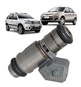 BICO INJETOR COMBUSTIVEL FIESTA 1.0/1.3 8V NEW FIESTA 04/14 ECOSPORT 03/13 1.0/1.6 KA 1.0/1.3 04/07 8V GASOLINA MOTOR ROCAM 3BAR VAZÃO 25 ML 04 05 06 07 08 09 10 11 12 13 14 IWP119/02206119