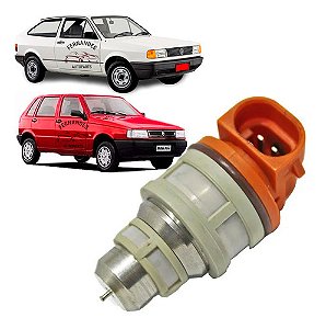 BICO INJETOR COMBUSTIVEL UNO FIORINO ELBA PRÊMIO 95/01 1.0 GOL PARATI SAVEIRO 95/96 1.0 95 96 97 98 99 00 01 "LARANJA" MONOPONTO IWM523.00/NM523.00/Y52300