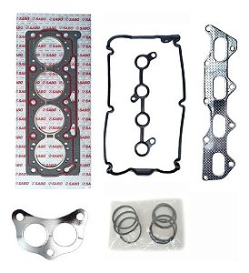 KIT JUNTA CABEÇOTE TAMPA VALVULA COLETOR ADMISSÃO CARTER RETENTOR GOL/PARATI 1.0 16V BOLA G2/G3 BOLA POLO CLASSIC 96/01 1.0 16V 96 97 98 99 00 01 02 03 04 05 06 (JTA. CABECOTE PADRÃO) 79250