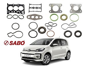 KIT JUNTA CABEÇOTE TAMPA VALVULA COLETOR ADMISSÃO CARTER RETENTOR UP 1.0 12V 3CIL. FOX 13/18 1.0 12V 3CIL. GOL/VOYAGE G7/G8 1.0 12V 3CIL. GOLF 16/19 1.0 12V 3CIL. NIVUS 20/22 1.0 12V POLO 17/22 1.0 12V T-CROSS 1.0 12V 3CIL. VIRTUS 18/22 1.0 12V 18 19 20 21 22 (JTA. CABECOTE PADRÃO) 79693
