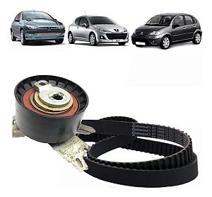 KIT ESTICADOR CORREIA DENTADA 206/307 PARTNER 1.6 16V 02/13 BERLINGO 1.6 16V 05/07 C3 1.6 16V XSARA 1.6 16V 01/03 01 02 03 04 05 06 07 08 09 10 11 12 13 082982 + CT1065