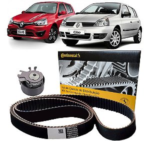 KIT ESTICADOR CORREIA DENTADA CLIO 1.0 16V 00/08 LOGAN 1.0 16V 07/13 206 1.0 16V 01/10 MARCH 1.0 16V 12/ KANGOO 1.0 16V 00/05 SANDERO 1.0 16V 08/ TWINGO 1.0 16V 07 08 09 10 11 12 13 14 8200704394 + CT1045