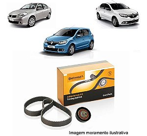 KIT ESTICADOR CORREIA DENTADA LOGAN 1.6 8V 08/14 8200908180 + CT988