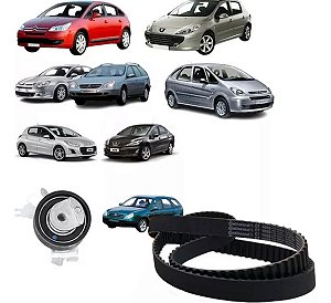 KIT ESTICADOR CORREIA DENTADA C4/C5/C8 307/308/407/408 2.0 16V 05/13 05 06 07 08 09 10 11 12 13 9653137180 + CT1130