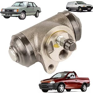 CILINDRO FREIO RODA TRASEIRO TRASEIRA BURRINHO MONZA 88/96 IPANEMA 90/98 CORSA PICK-UP 95/10 88 89 90 91 92 93 94 95 96 97 98 LADO DIREITO (PASSAGEIRO) CCR9283/C-3370
